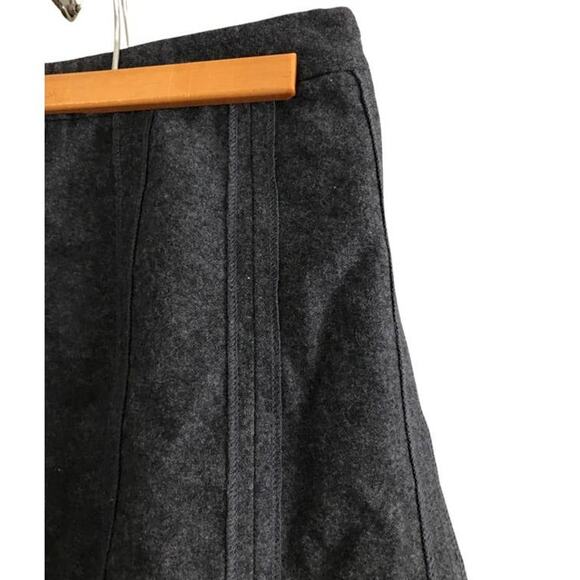 Merona Grey Wool Blend Skirt Size 4 30 Waist - Picture 3 of 6